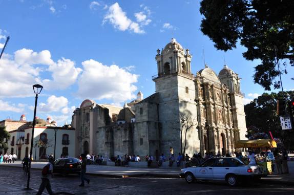 A Catedral de Oaxaca, no México